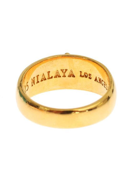 Nialaya Gold Plated 925 Silver Ring - Ellie Belle