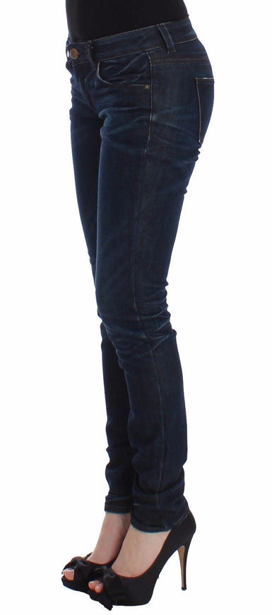 Ermanno Scervino Blue Slim Jeans Denim Pants Skinny Leg Stretch