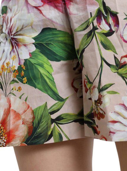 Dolce & Gabbana Multicolor Floral High Waist Hot Pants Shorts - Ellie Belle