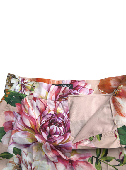 Dolce & Gabbana Multicolor Floral High Waist Hot Pants Shorts - Ellie Belle
