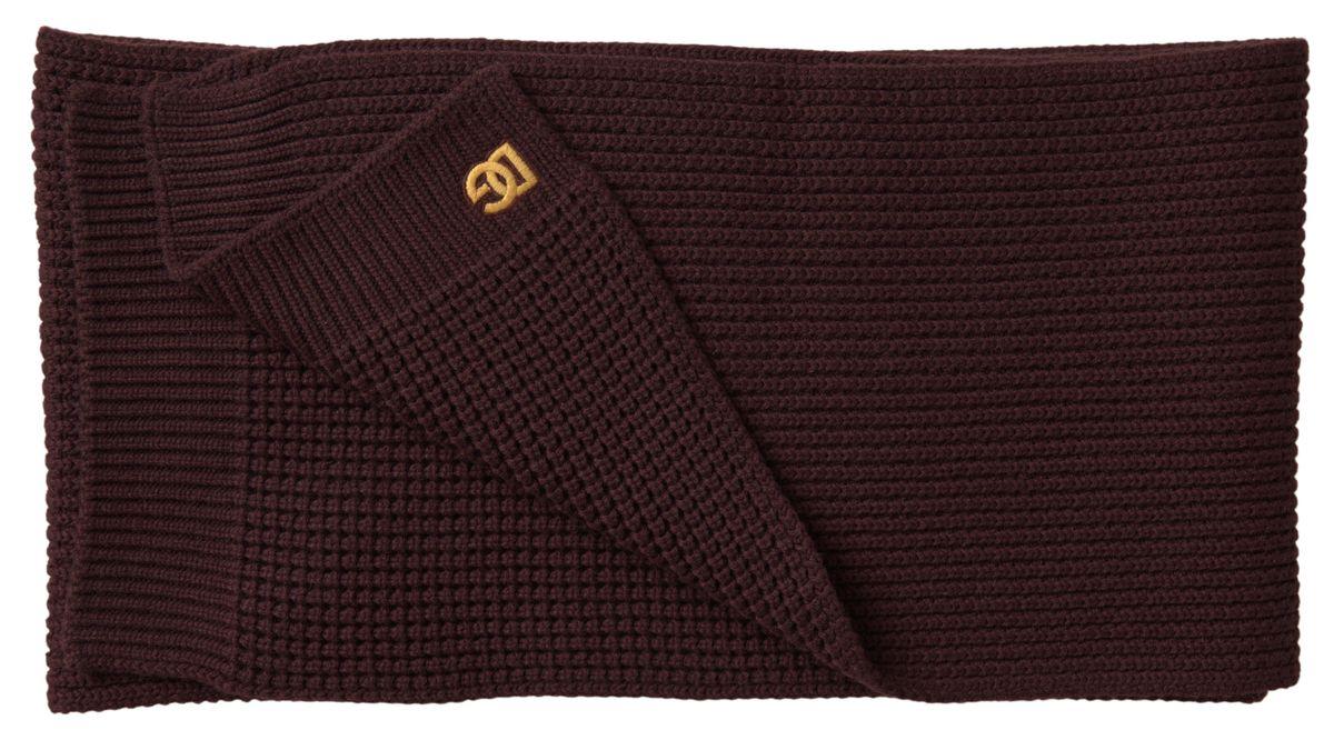 Dolce & Gabbana Brown Cashmere Knitted Neck Wrap Shawl Scarf - Ellie Belle