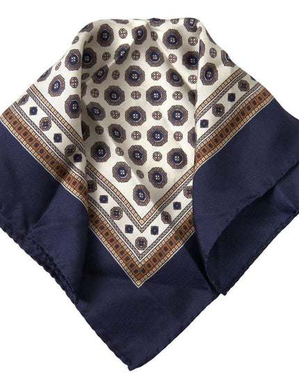 Dolce & Gabbana Multicolor Patterned Square Handkerchief Scarf - Ellie Belle