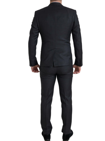 Dolce & Gabbana Black 3 Piece Single Breasted Martini Suit