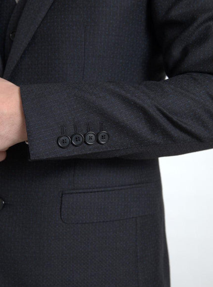 Dolce & Gabbana Black 3 Piece Single Breasted Martini Suit