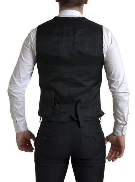 Dolce & Gabbana Black 3 Piece Single Breasted Martini Suit