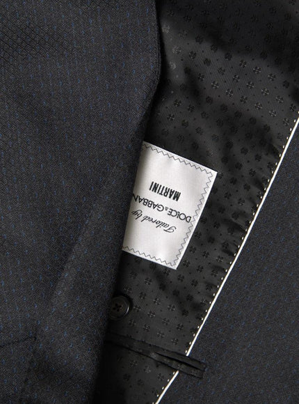 Dolce & Gabbana Black 3 Piece Single Breasted Martini Suit