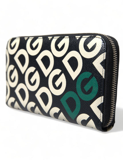 Dolce & Gabbana Multicolor DG Mania Leather Zip Around Continental Wallet - Ellie Belle