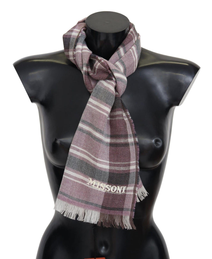 Missoni Multicolor Striped Wool Unisex Scarf - Ellie Belle