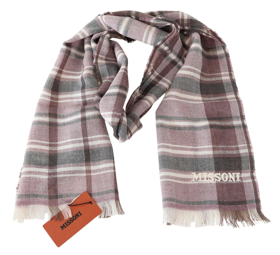 Missoni Multicolor Striped Wool Unisex Scarf - Ellie Belle