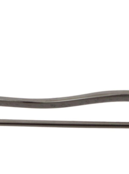 Dolce & Gabbana Silver Brass Crystal Spilla Serpente Brooch Pin