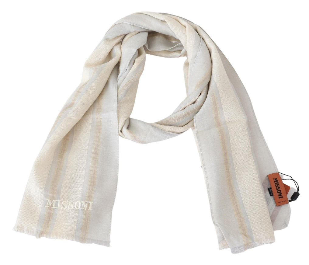 Missoni Multicolor Lined Cashmere Unisex Wrap Scarf - Ellie Belle