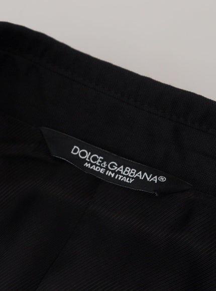 Dolce & Gabbana Black Wool Single Breasted MARTINI Blazer - Ellie Belle