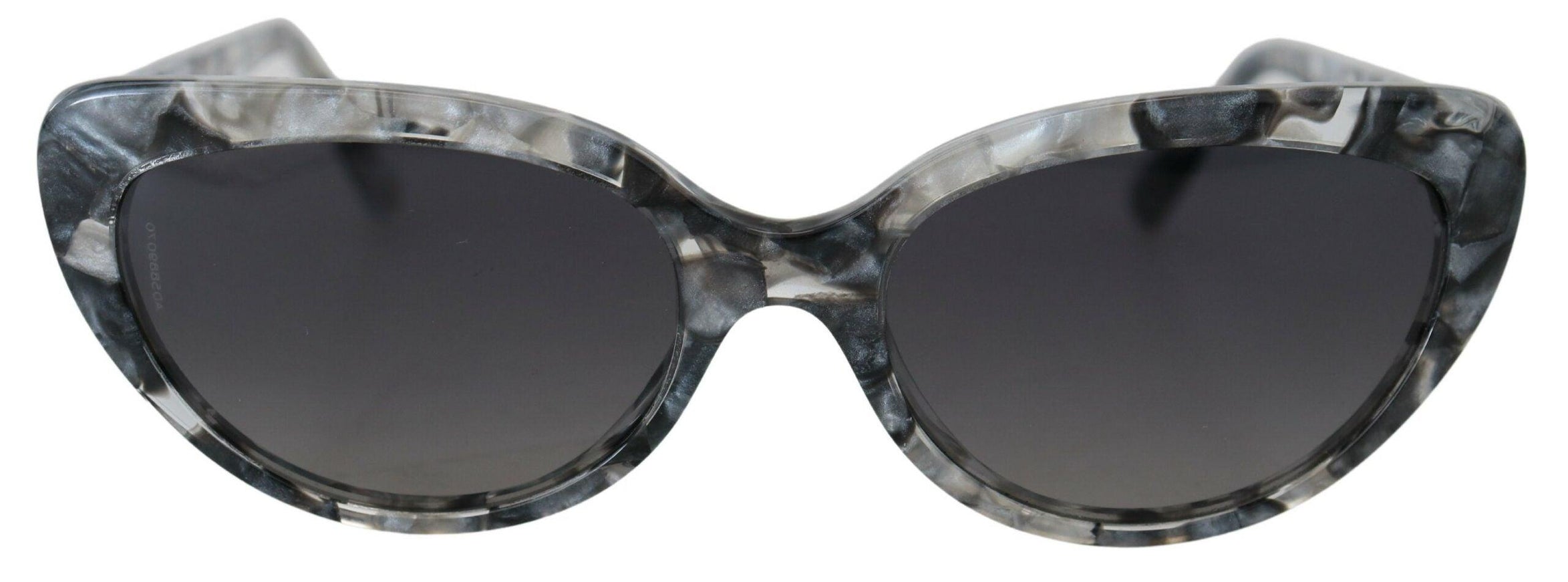 Dolce & Gabbana Gray DG4194 Acetate Logo Plaque Cat Eye Lens Sunglasses - Ellie Belle