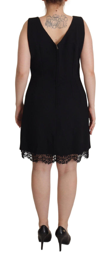 Dolce & Gabbana Black Lace Sheath A-line Mini SARTORIA Dress - Ellie Belle