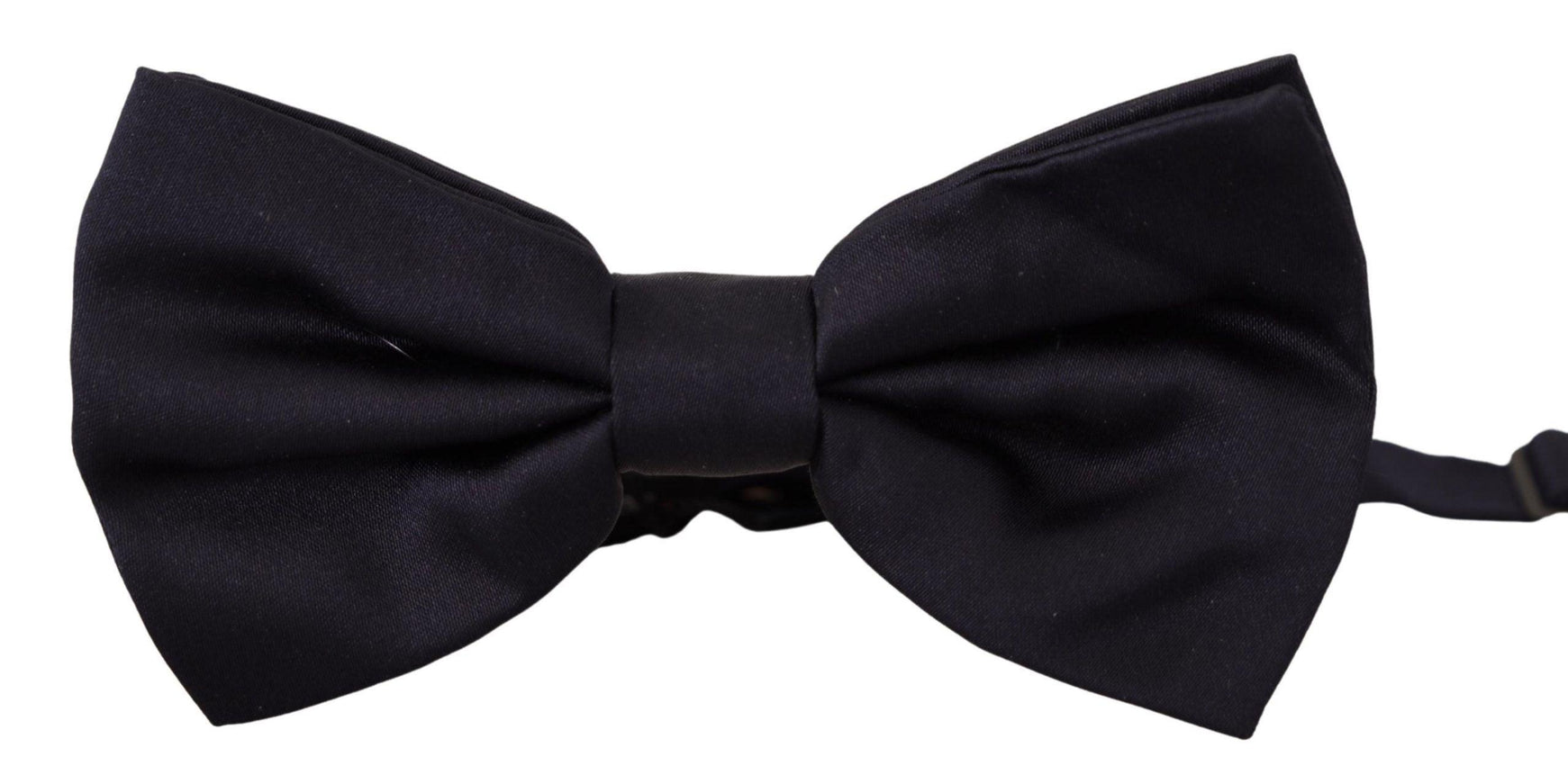 Dolce & Gabbana Blue 100% Silk Adjustable Neck Papillon Bow Tie - Ellie Belle