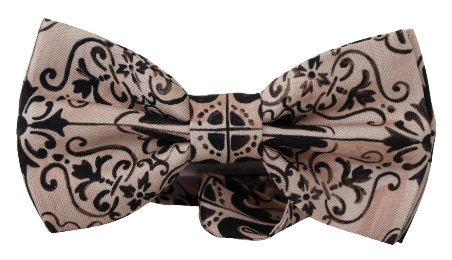 Dolce & Gabbana Multicolor Pattern 100% Silk Neck Papillon Bow Tie - Ellie Belle