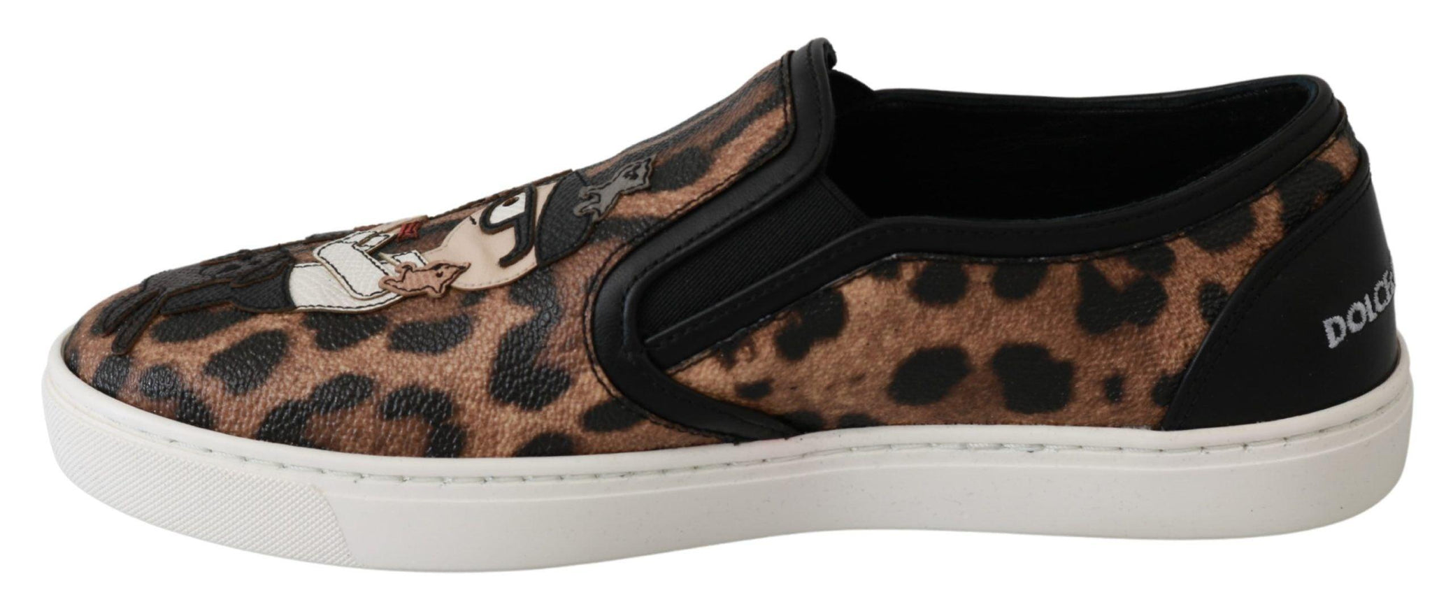 Dolce & Gabbana Leather Leopard #dgfamily Loafers Shoes - Ellie Belle