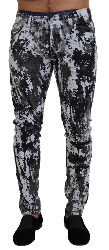 Dolce & Gabbana Multicolor Cotton Tie Dye Skinny Denim Jeans - Ellie Belle