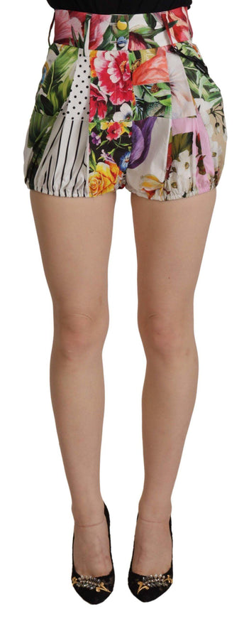 Dolce & Gabbana Multicolor High Waist Hot Pants Shorts - Ellie Belle