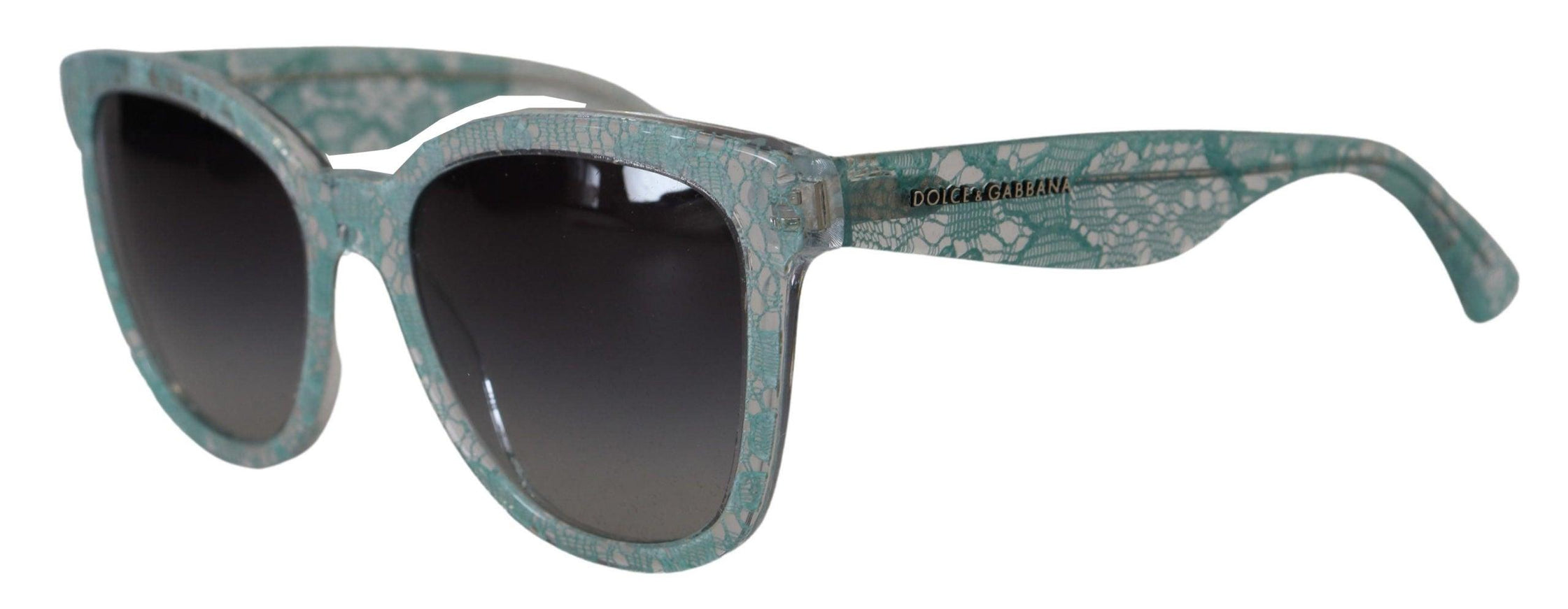 Dolce & Gabbana Blue Lace Crystal Acetate Butterfly DG4190 Sunglasses - Ellie Belle