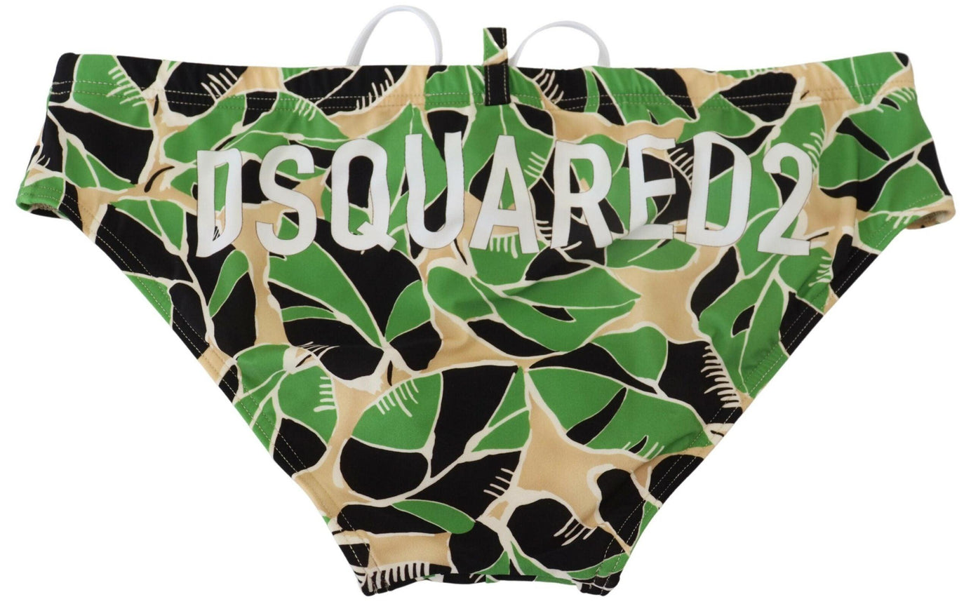 Dsquared² Multicolor Logo Printed Men Swim Brief Swimwear - Ellie Belle