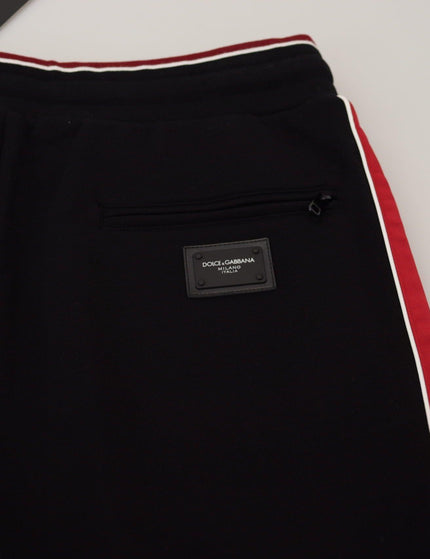 Dolce & Gabbana Black Cotton Logo Sweatpants Jogging Pants - Ellie Belle