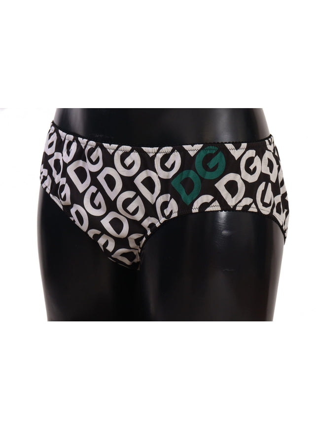 Dolce & Gabbana Multicolor DG Logo Print Slip Bottom Underwear - Ellie Belle
