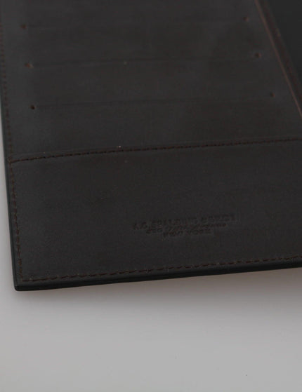 A.G. Spalding & Bros Black Leather Bifold Travel Holder Logo Wallet - Ellie Belle