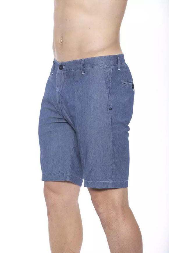 Armata Di Mare Blue Cotton Shorts - Ellie Belle