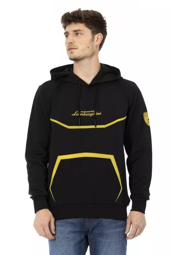 Automobili Lamborghini Black Polyester Sweater - Ellie Belle