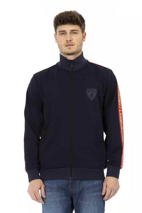 Automobili Lamborghini Blue Polyester Sweater - Ellie Belle