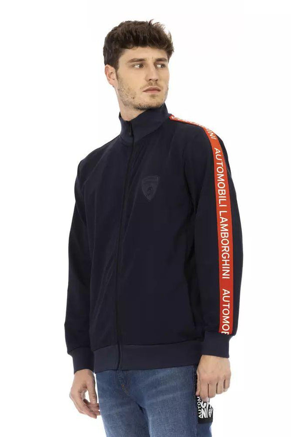 Automobili Lamborghini Blue Polyester Sweater - Ellie Belle