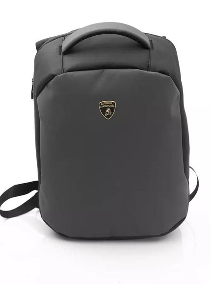 Automobili Lamborghini Gray Nylon Backpack - Ellie Belle