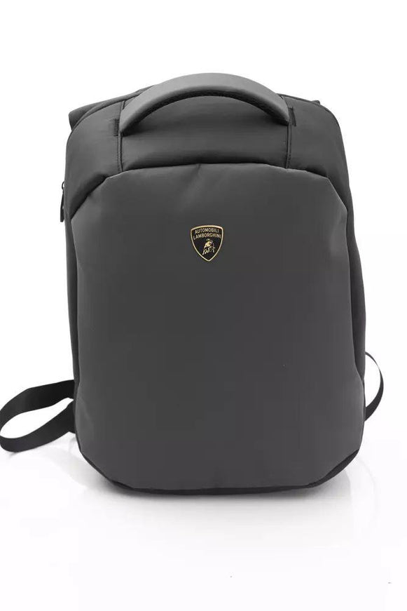 Automobili Lamborghini Gray Nylon Backpack - Ellie Belle