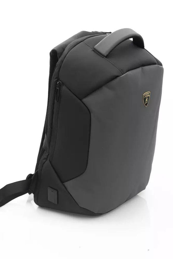 Automobili Lamborghini Gray Nylon Backpack - Ellie Belle