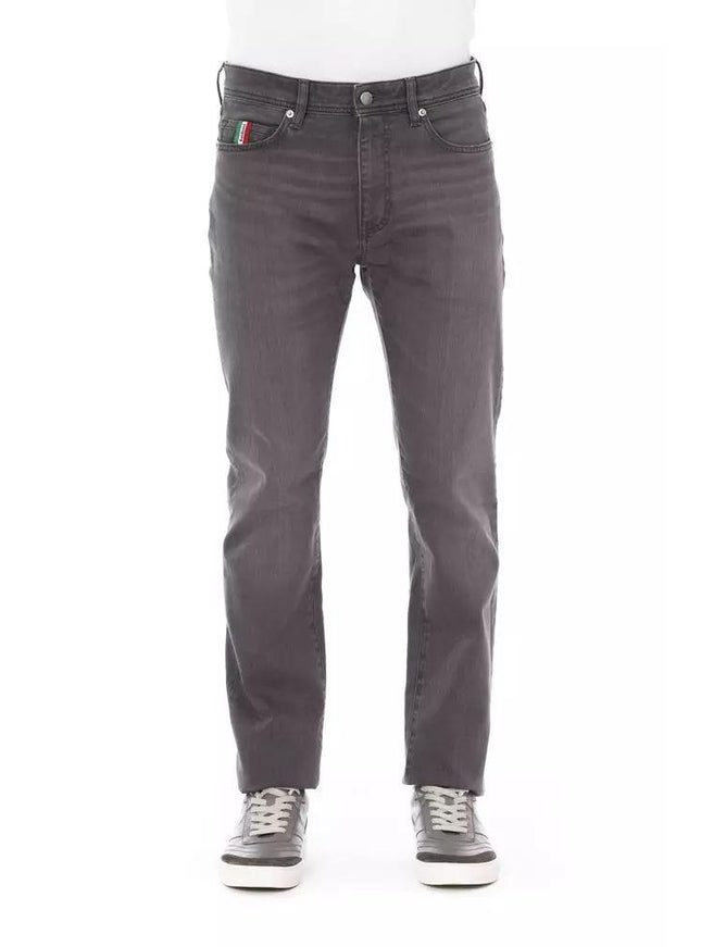 Baldinini Trend Gray Cotton Jeans & Pant - Ellie Belle