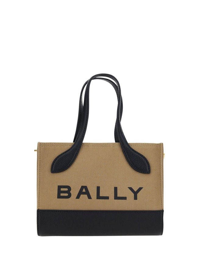 Bally Brown and Black Leather Mini Handbag - Ellie Belle