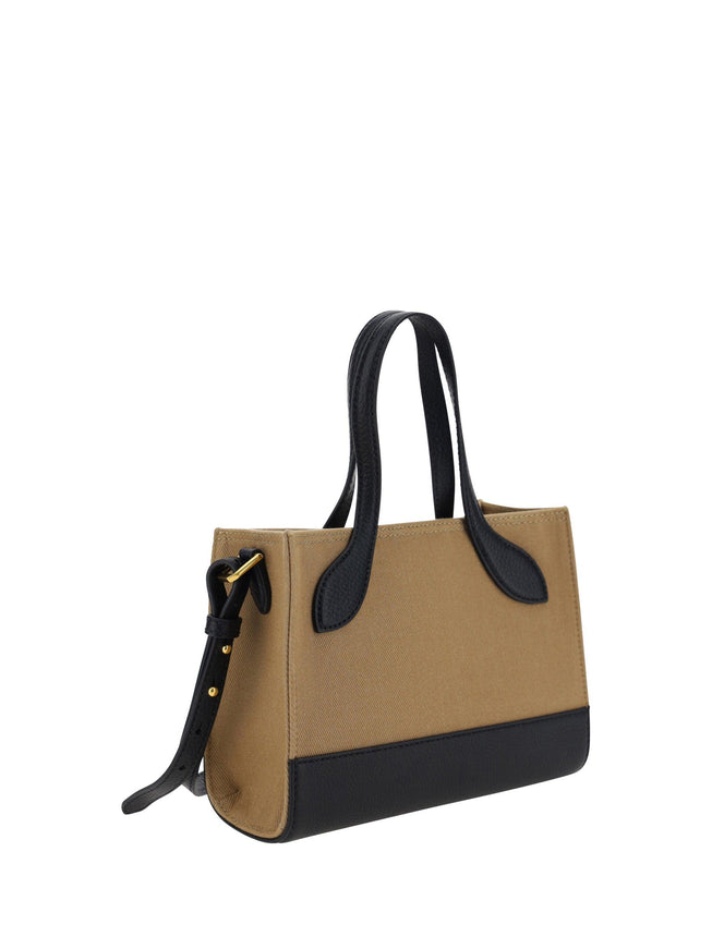 Bally Brown and Black Leather Mini Handbag - Ellie Belle