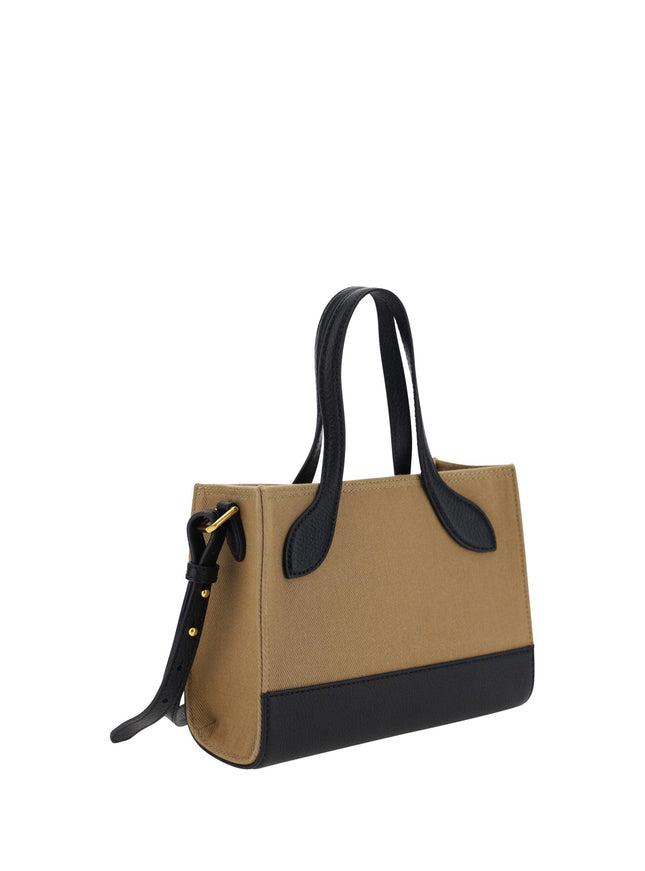 Bally Brown and Black Leather Mini Handbag - Ellie Belle