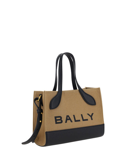 Bally Brown and Black Leather Mini Handbag - Ellie Belle