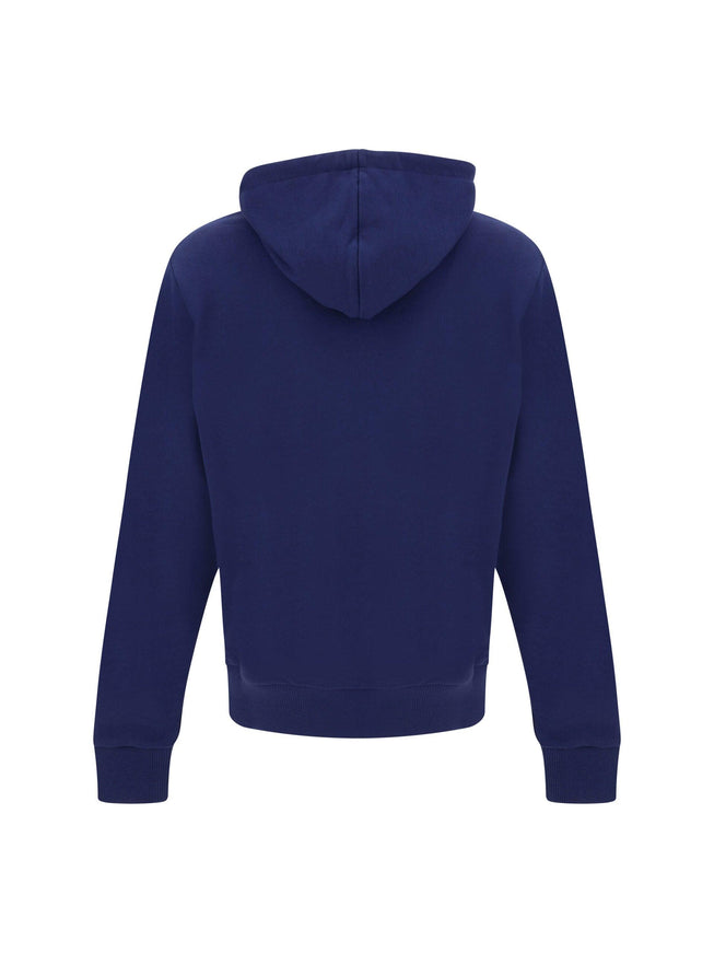 Balmain Blue Cotton Hoodie Sweatshirt - Ellie Belle