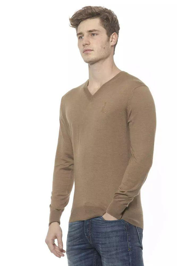 Billionaire Italian Couture Beige Cashmere Sweater - Ellie Belle