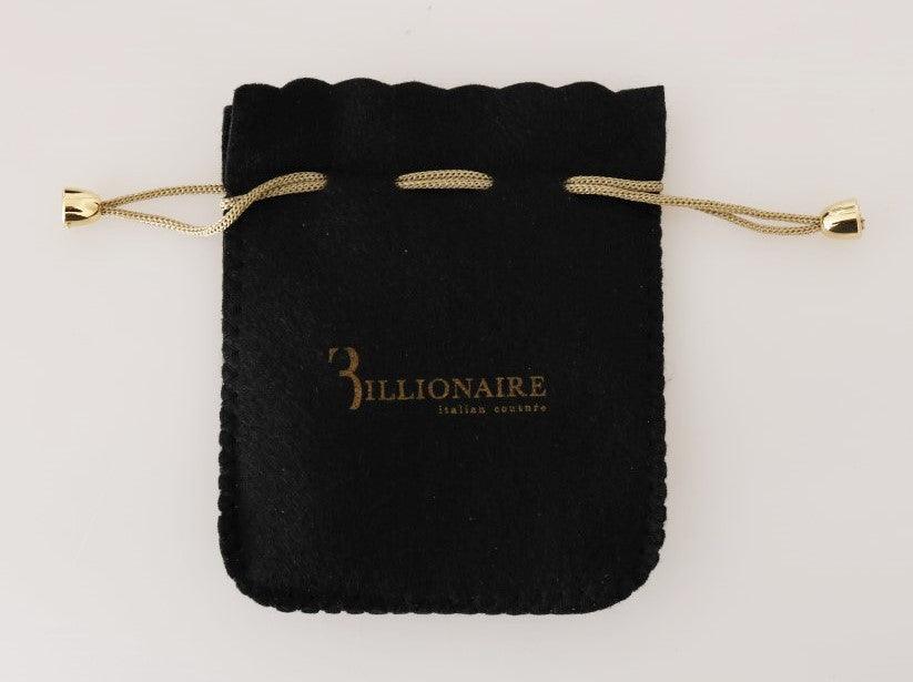 Billionaire Italian Couture Brown Leather Cardholder Wallet - Ellie Belle