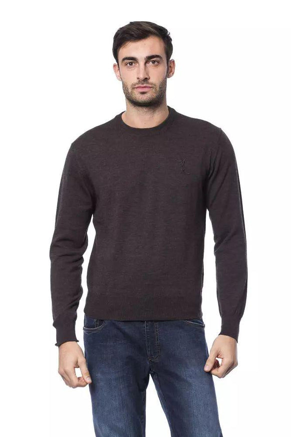 Billionaire Italian Couture Brown Merino Wool Sweater - Ellie Belle