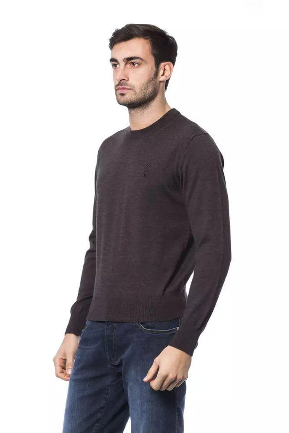 Billionaire Italian Couture Brown Merino Wool Sweater - Ellie Belle