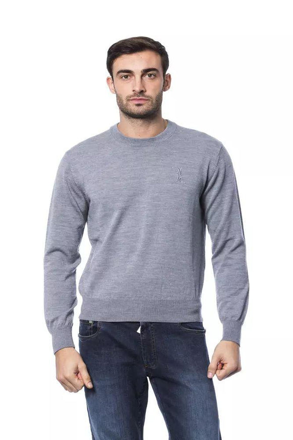 Billionaire Italian Couture Gray Merino Wool Sweater - Ellie Belle