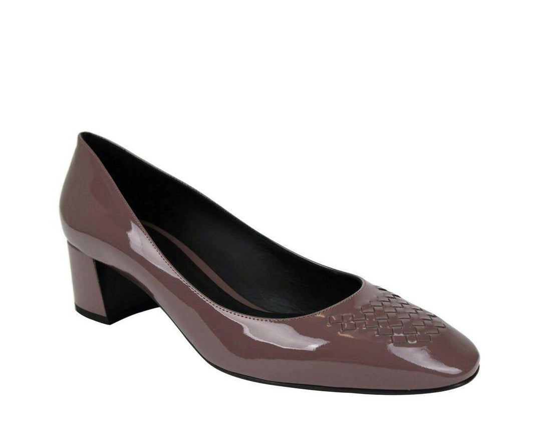 Bottega Veneta Bottega Veneta Women's Mauve Patent Leather Heel - Ellie Belle