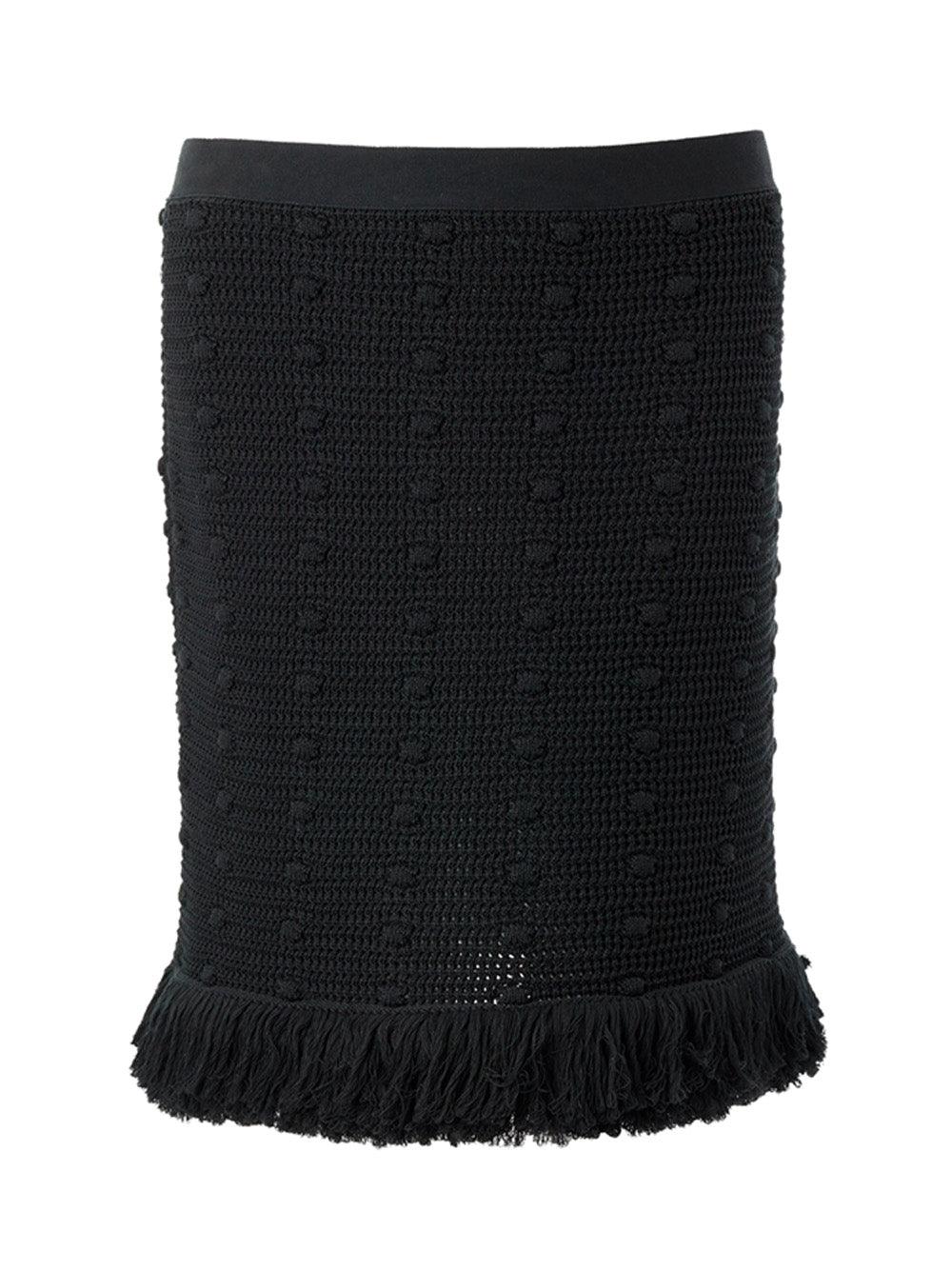 Bottega Veneta Knitted Black Skirt - Ellie Belle