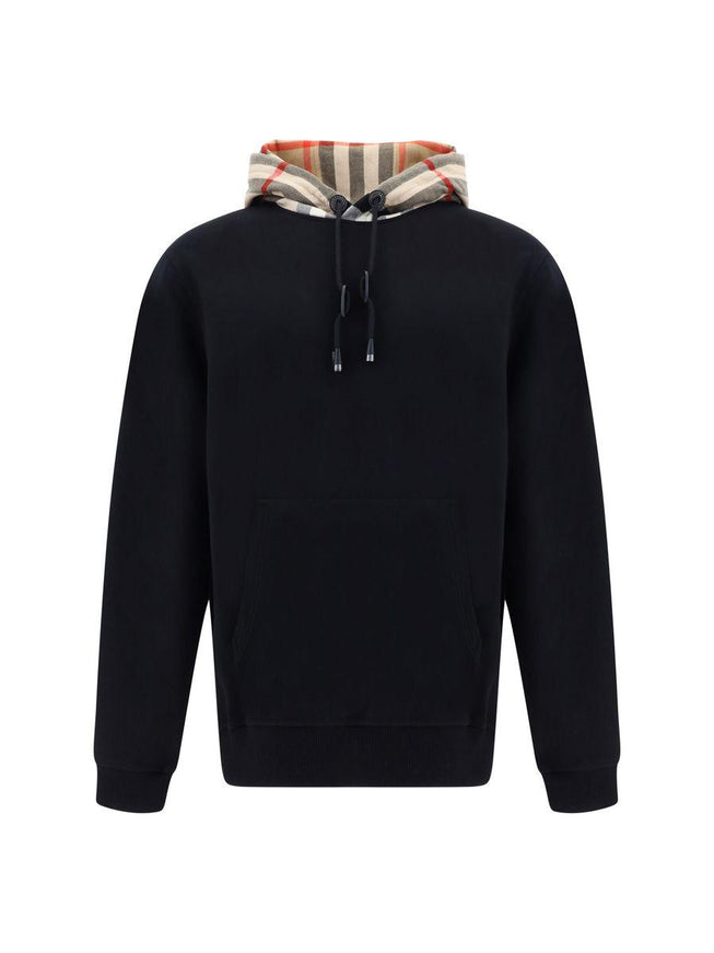 Burberry Black Cotton Samuel Hoodie Sweatshirt - Ellie Belle