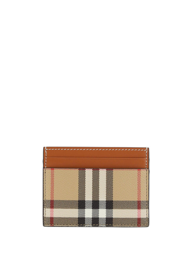 Burberry Brown Printed Canvas Cardholder - Ellie Belle